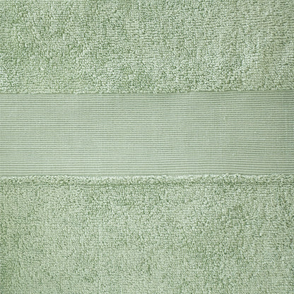 Catherine Lansfield Bathroom Anti-Bacterial Cotton Bath Sheet Pair Sage