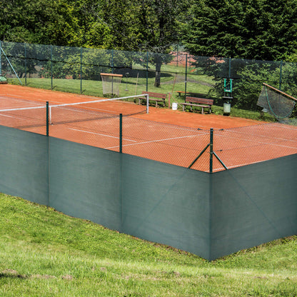 Relaxdays Fence Netting, Privacy Shield For Fences & Railing, HDPE Net, UV-resistant, Weatherproof, 1.8 x 25 m, Green