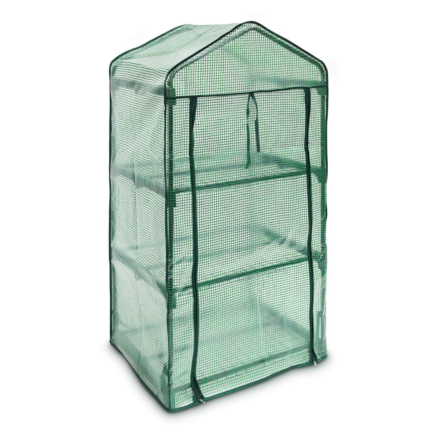 Relaxdays Greenhouse 3 Levels Tear-Resistant Growth Support for Plants, Levels Each of 60 x 46 cm (23.6 x 18.1 in)