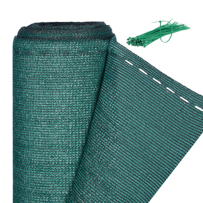 Relaxdays Fence Netting, Privacy Shield For Fences & Railing, HDPE Net, UV-resistant, Weatherproof, 1.8 x 25 m, Green