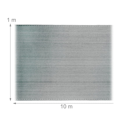 Relaxdays Fence Netting, Privacy Shield For Fences & Railing, HDPE Net, UV-resistant, Weatherproof, 1x10m, Green