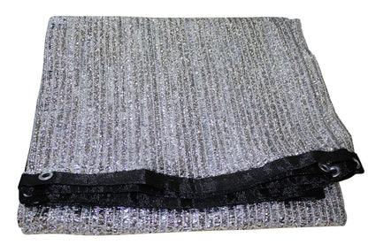 JEXUSUY 70% 10 ft x 20 ft Aluminet Shade Cloth Panels with Grommets