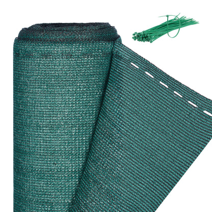 Relaxdays Fence Netting, Privacy Shield for Fences & Railing, HDPE Net, UV-Resistant, Weatherproof, 1.5 x 30 m, Green