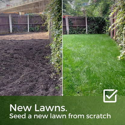 Fast Growing Grass Seed UK - Repair Lawns and Patches Quick - Pet Friendly & Hardwearing - 5kg - Garden Lawncare Guy