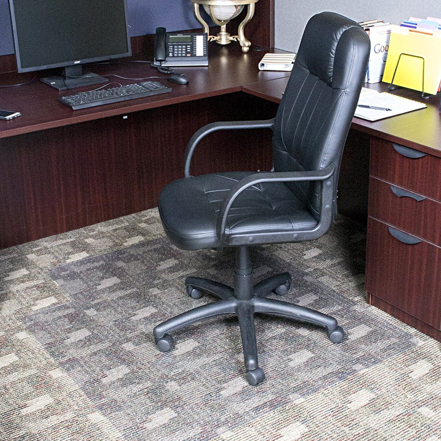 Dimex Low Pile Carpet Office Mat Chair Mat, 45" x 53" (C521003G)