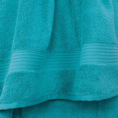 Cotton Paradise Hand Towels for Bathroom, 100% Cotton Turkish 4 Piece Hand Towel Set, Soft Absorbent Face Towels Clearance Set, Aqua Blue Hand Towels