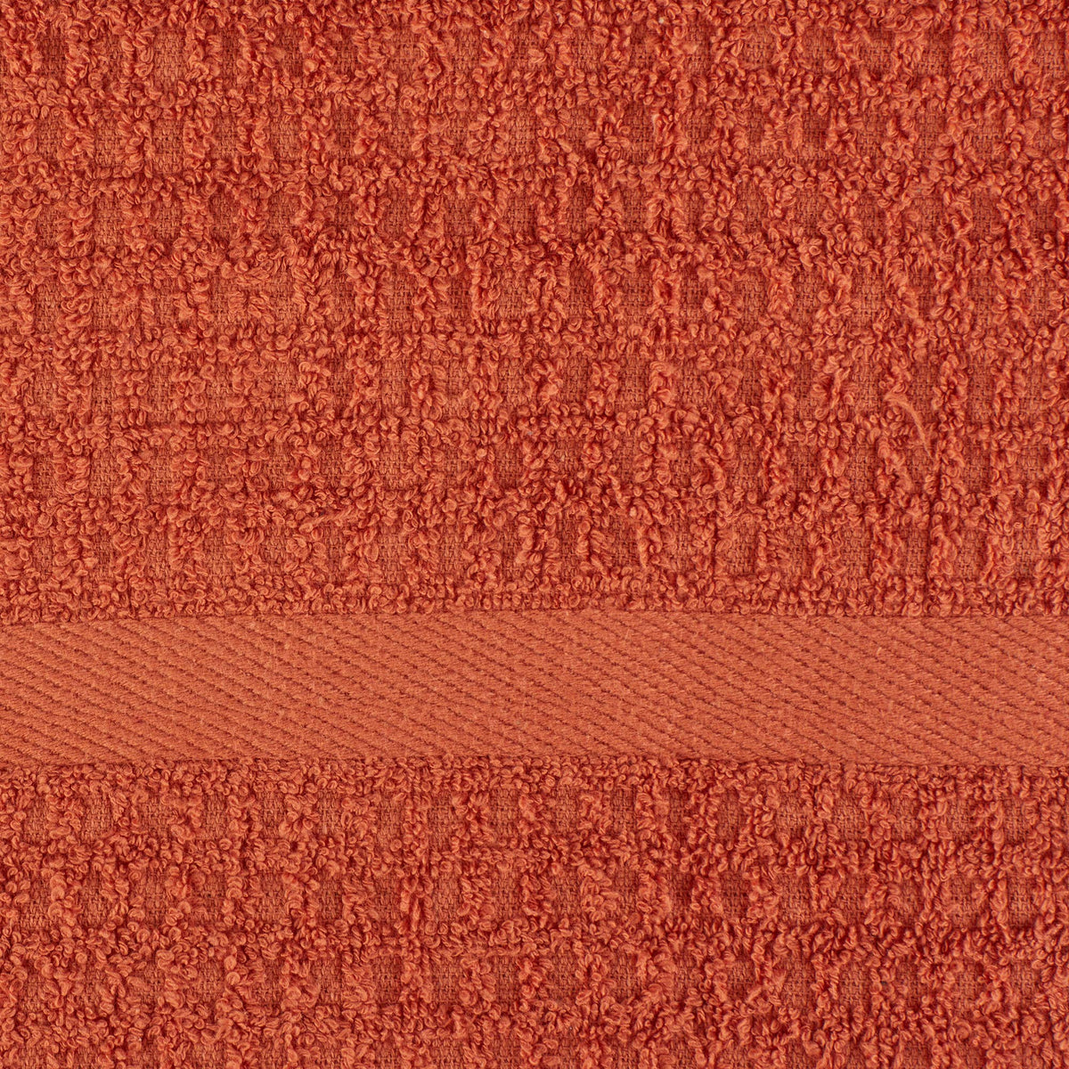 DII Waffle Terry Collection, Cotton, Spice, 15x26