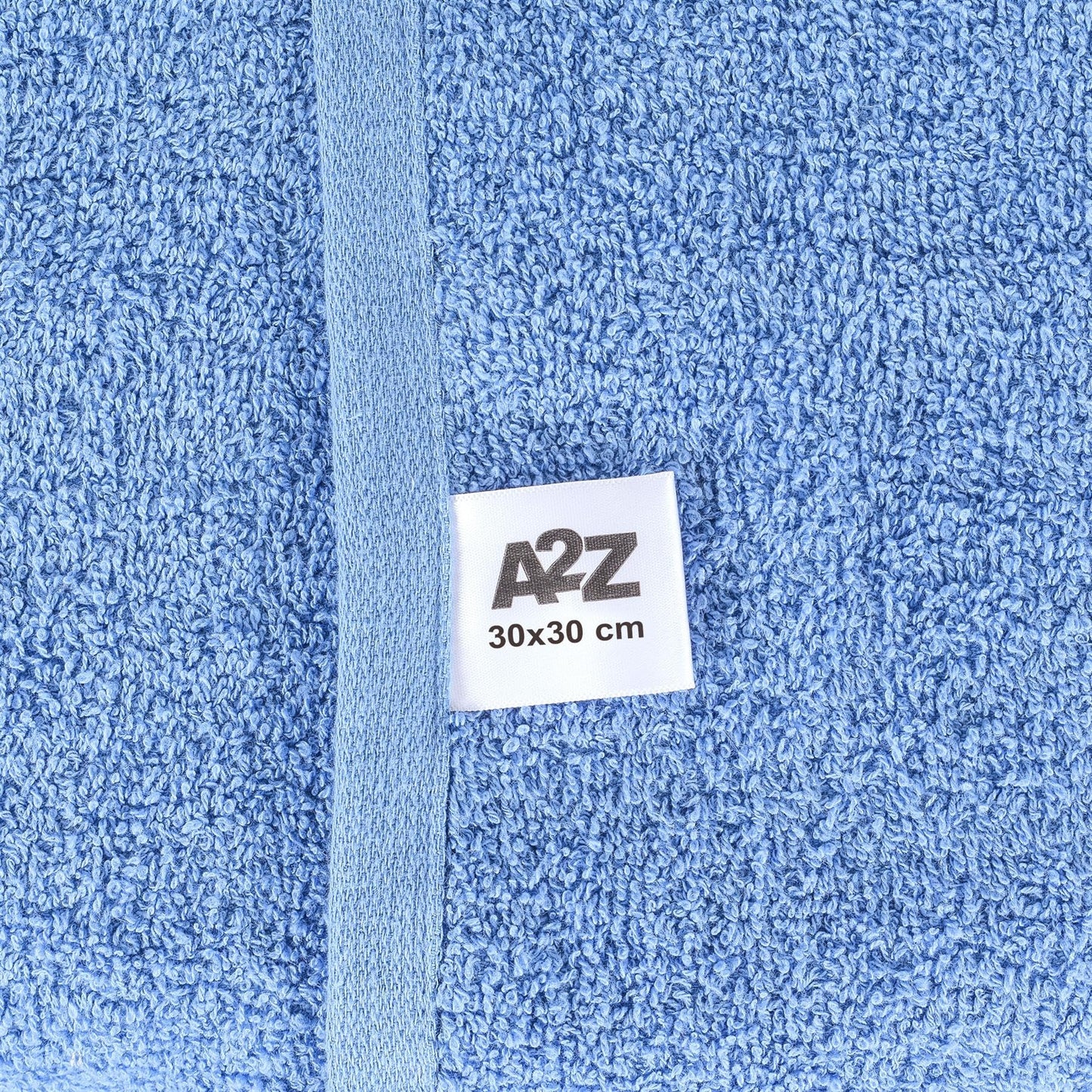 A2Z Luxurious 100% Cotton Black Face Towel 500 GSM 30x30 cm