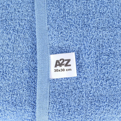 A2Z Luxurious 100% Cotton Black Face Towel 500 GSM 30x30 cm
