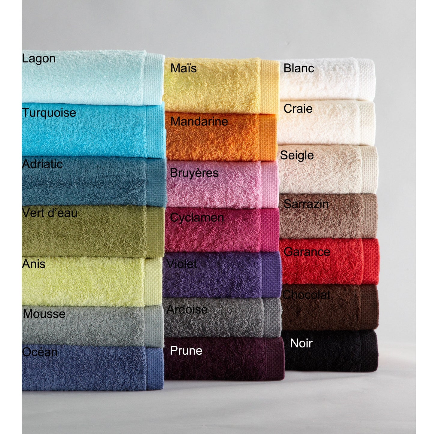 Essix Home Collection Aqua Shower Towel 65 x 125 cm Slate Grey