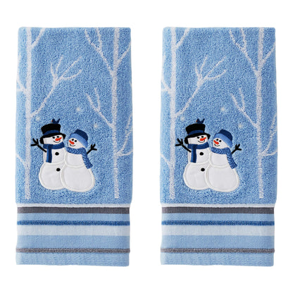 SKL Home by Saturday Knight Ltd. Winter Friends Hand Towel Set, Blue