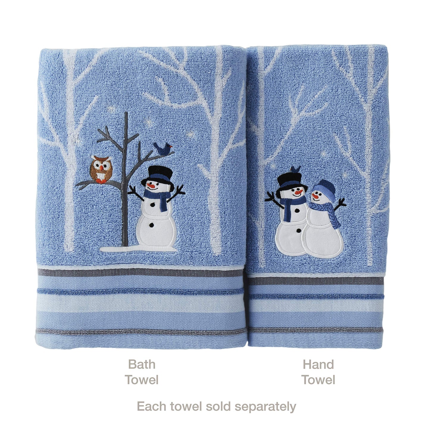 SKL Home by Saturday Knight Ltd. Winter Friends Hand Towel Set, Blue