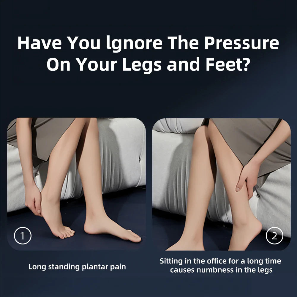 Electric Foot Massager Hot Compression Shiatsu Kneading Roller Foot Deep Tissue Massage Muscle Relaxation Pain Relief Massager