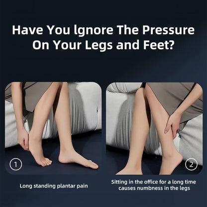 Electric Foot Massager Hot Compression Shiatsu Kneading Roller Foot Deep Tissue Massage Muscle Relaxation Pain Relief Massager