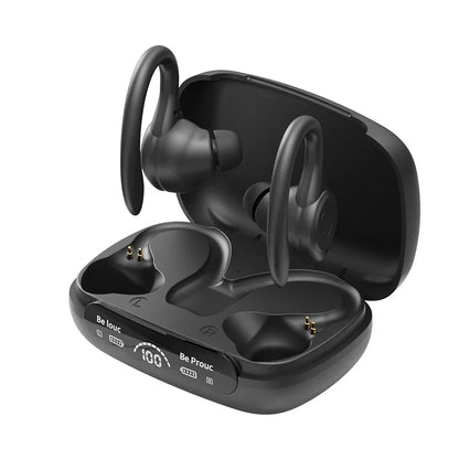 Y7 Bluetooth Earphones Sports Ear Hook Hifi Stereo Bluetooth Bass 5.3 Headphones New Mic Earbuds With Waterproof Wireless