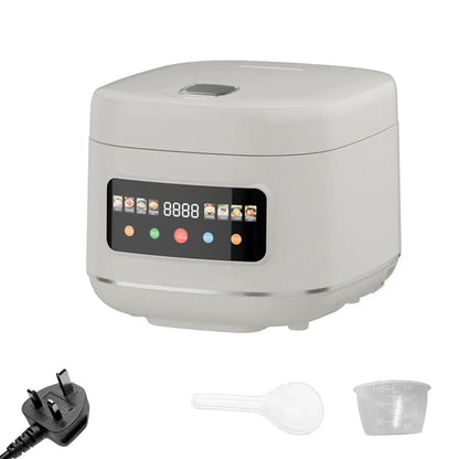 5L Electric Rice Cooker Multi-functional with Steamer Non-Stick Inner Pot 1000W 24H Keep Warm LCD Display for Home Kitchen