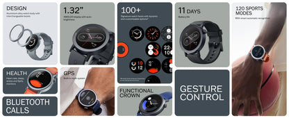 CMF by Nothing Watch Pro 2 Smartwatch with 1.32’’ AMOLED display, 11 days battery life, Bluetooth calls with AI noise reductio