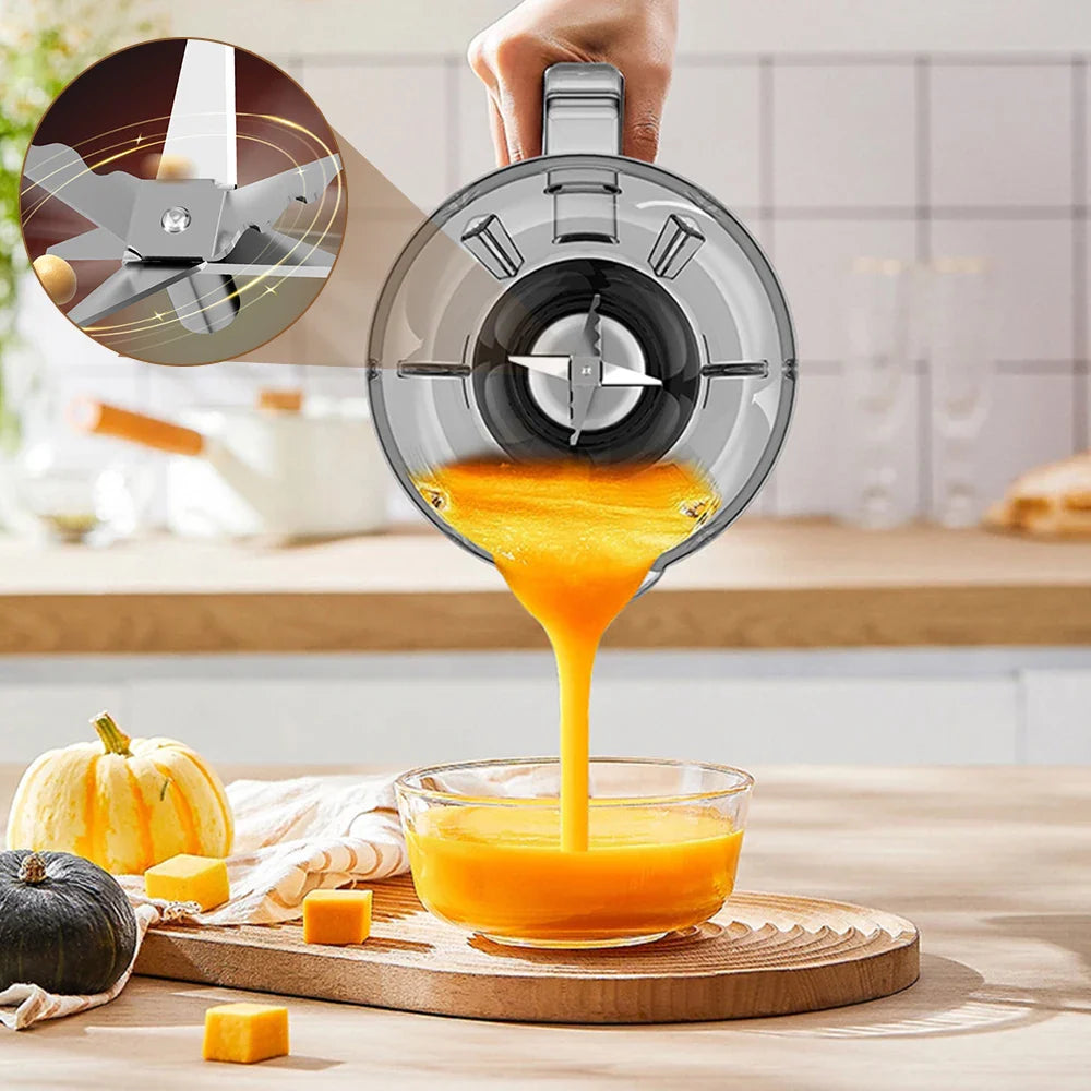 1.5L 850W Blender with Dual Blades Multifunctional Wall Breaker Ice Crusher Juicer Smoothie Maker for Home Kitchen Drinks Meats