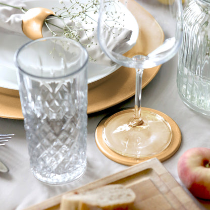 12pc Metallic Charger Plates Set