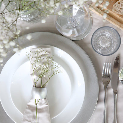 18pc Metallic Charger Plates Set