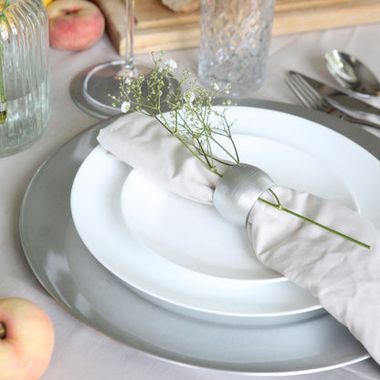 18pc Metallic Charger Plates Set