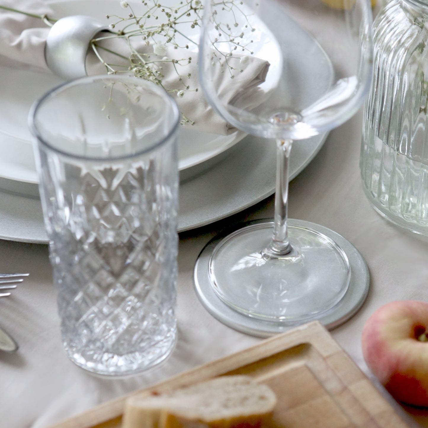 18pc Metallic Charger Plates Set