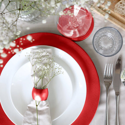 12pc Metallic Charger Plates Set