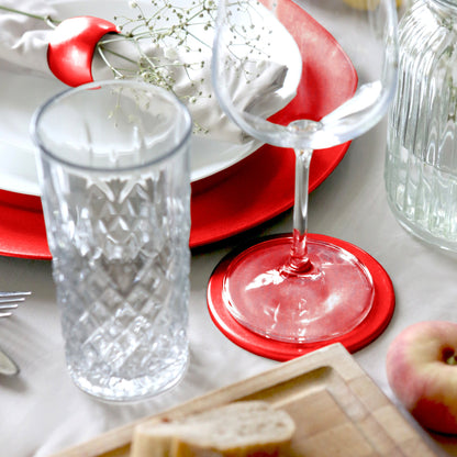 12pc Metallic Charger Plates Set