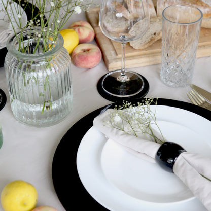 12pc Metallic Charger Plates Set