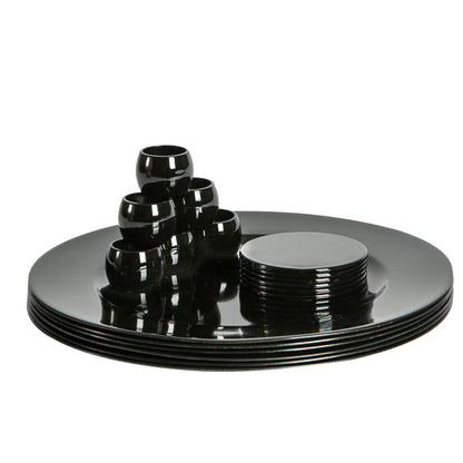 18pc Metallic Charger Plates Set