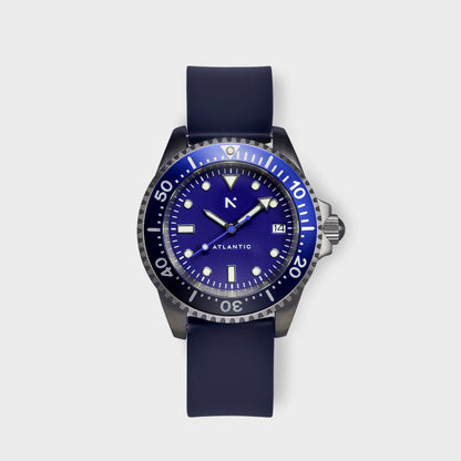 'Atlantic' Dive Watch (40mm) | Deep Night