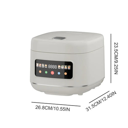 5L Electric Rice Cooker Multi-functional with Steamer Non-Stick Inner Pot 1000W 24H Keep Warm LCD Display for Home Kitchen