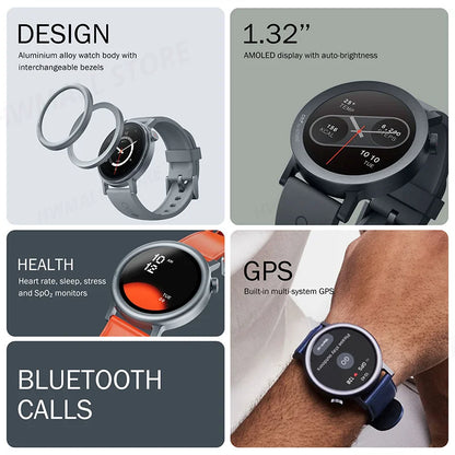 CMF by Nothing Watch Pro 2 Smartwatch with 1.32’’ AMOLED display, 11 days battery life, Bluetooth calls with AI noise reductio