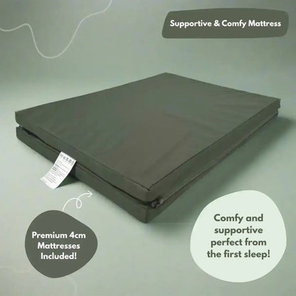 Airpod 3 Travel Cot Includes Newborn Bassinet Insert - Green