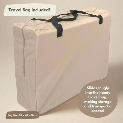 Airpod 3 Travel Cot Includes Newborn Bassinet Insert - Beige