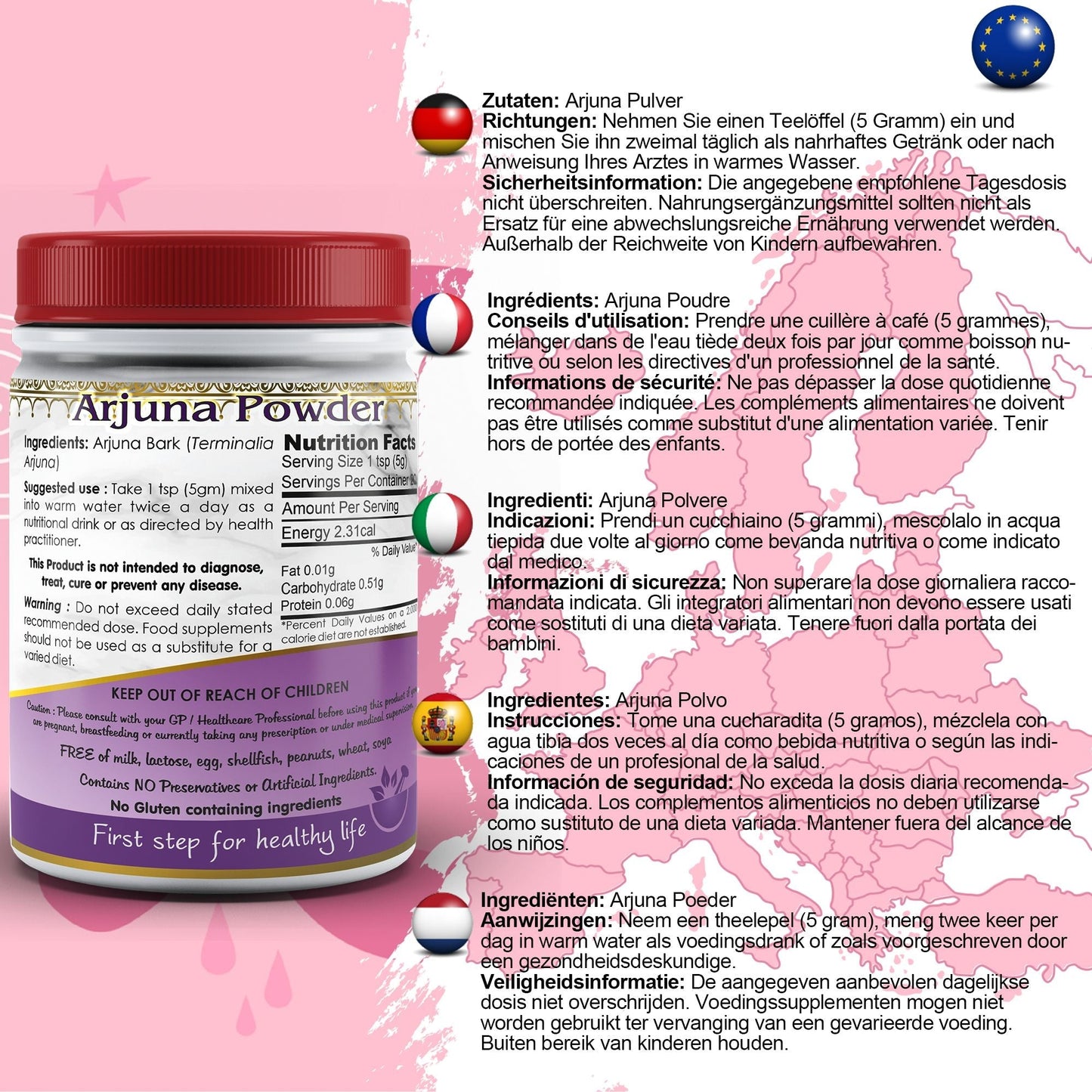 Aushadh Arjuna Powder 100 gram - Heart Health Support