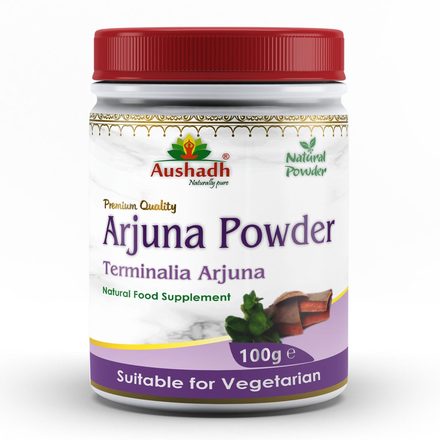 Aushadh Arjuna Powder 100 gram - Heart Health Support