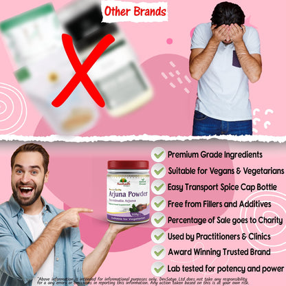 Aushadh Arjuna Powder 100 gram - Heart Health Support