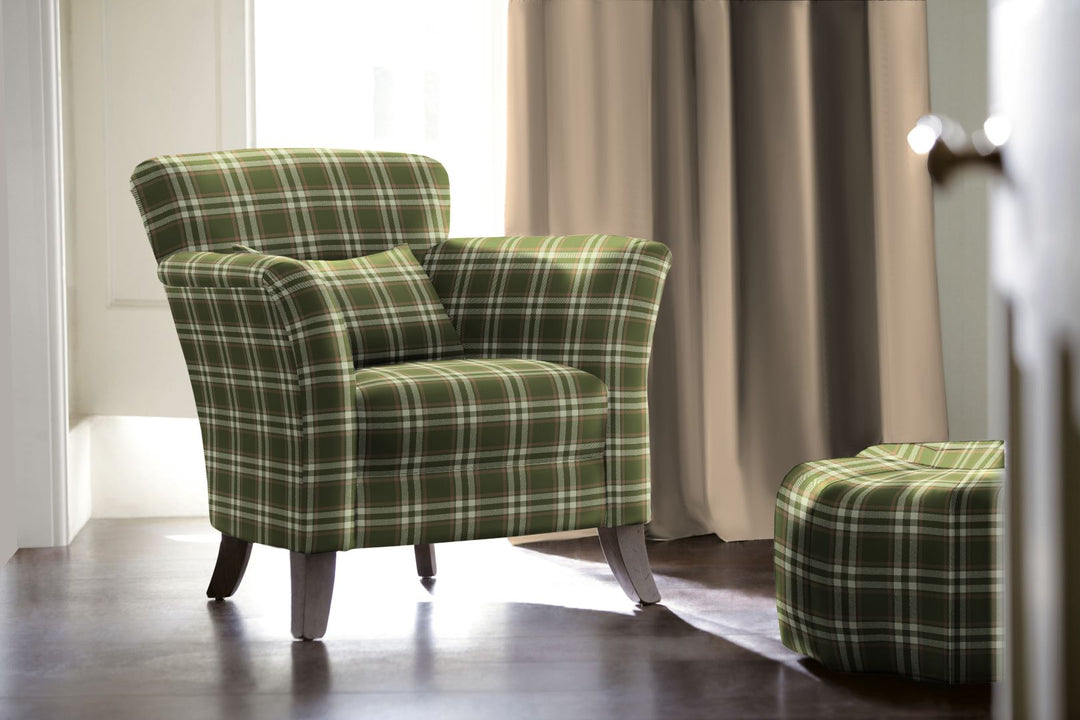 Arran Check Olive 159