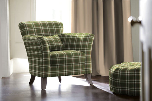 Arran Check Olive 159