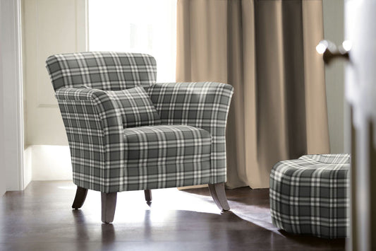 Arran Check Platinum 176