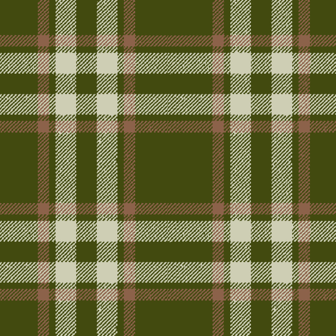 Arran Check Olive 159