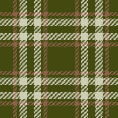 Arran Check Olive 159