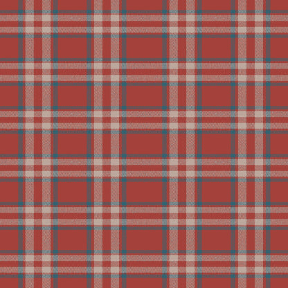 Arran Check Scarlet 38