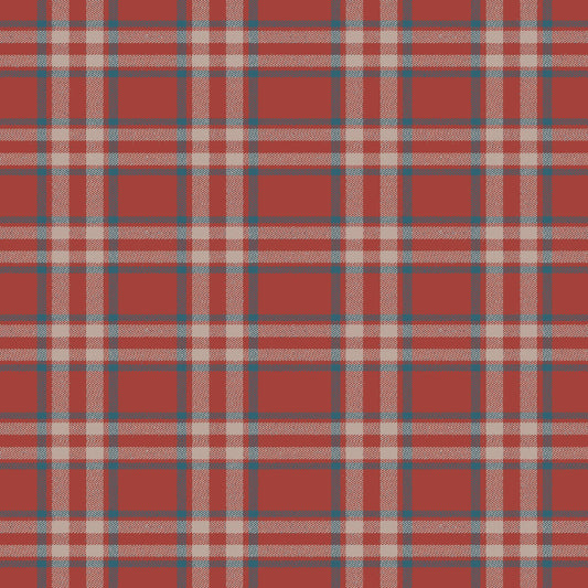 Arran Check Scarlet 38