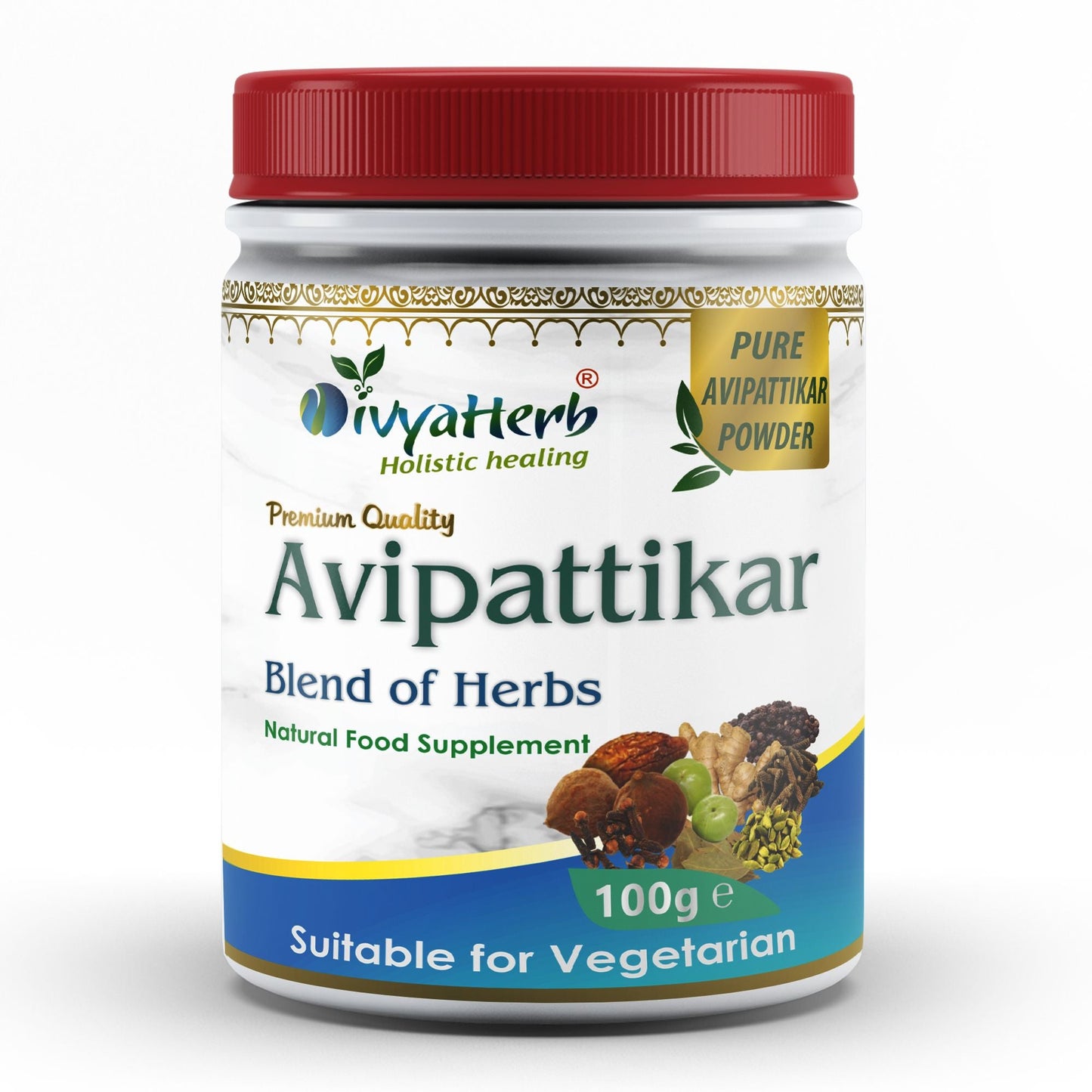 DivyaHerb Avipattikar Powder 100 gram - Stomach Comfort Support