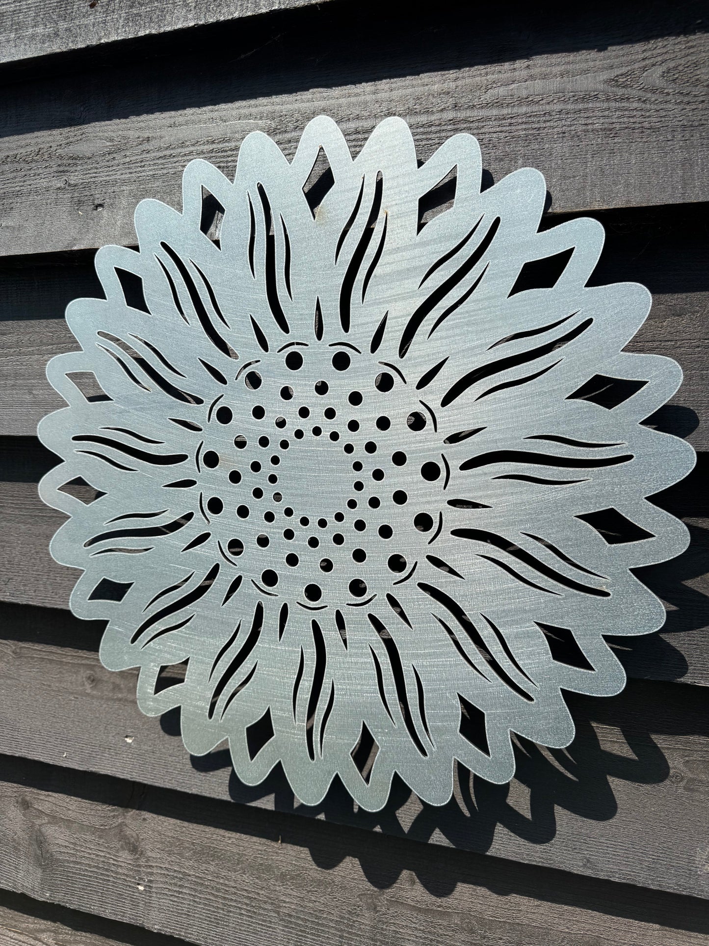 Large Galvanized Steel Sunflower  Garden Decoration