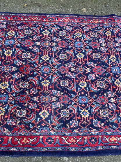 Vintage Handmade Wool Rug / Arak Sourak Sarough/ Handmade 300cm x 133cm