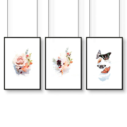 Art for the bedroom | set of 3 wall prints