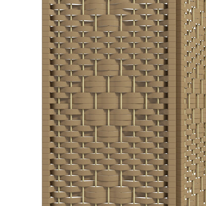 HOMCOM 3 Panel Folding Room Divider, Privacy Screen, Freestanding Paravent Partition Separator Natural Wood